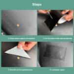 Self-Adhesive Repair Tape - Easily Repair Sofas, Car Seats, Handbags, Jackets, Furniture, Shoes - Black Leather Patch Diy Project - Image 8