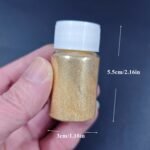20Ml/Bottle Coarse Particles Metallic Flash Golden Powder Mica Powder Glitter Metal Color Dye For Epoxy Resin Slime Candle Wood Furniture Paint Diy Craft Resin Casting Molds - Image 7