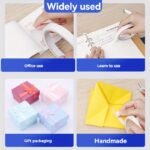 1 Roll Of Double-Sided Transparent Tape - Suitable For Office, School, Diy, Crafts, Scrapbooking, Art, Crafts, Card Making, And Gift Wrapping, As Well As For Valentine'S Day, Party Supplies, Birthday Gifts, And Other Adhesive Needs. - Image 8