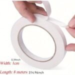 1 Roll Of Double-Sided Transparent Tape - Suitable For Office, School, Diy, Crafts, Scrapbooking, Art, Crafts, Card Making, And Gift Wrapping, As Well As For Valentine'S Day, Party Supplies, Birthday Gifts, And Other Adhesive Needs. - Image 3
