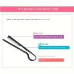 Professional V-Shaped Hair Styling Comb - Casual Plastic Finishing Comb For Straightening & Cutting - Practical Hairdressing Tool - Image 5