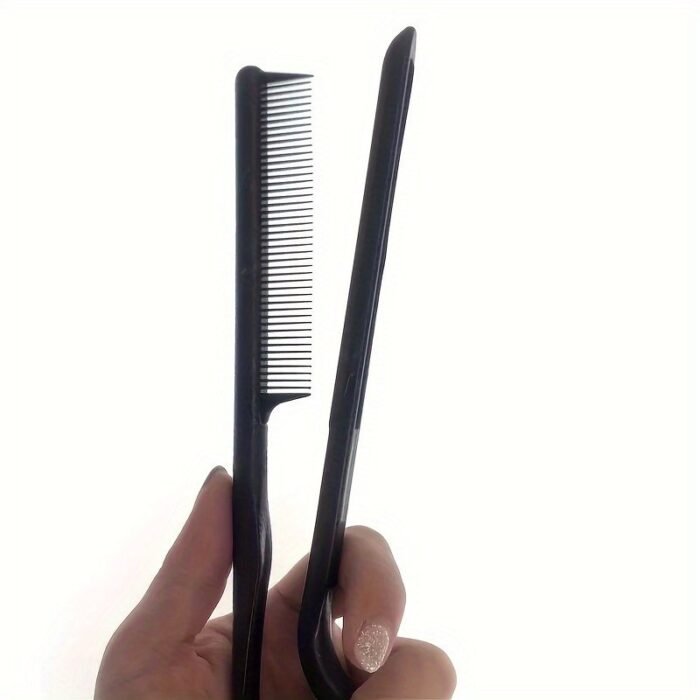 Professional V-Shaped Hair Styling Comb - Casual Plastic Finishing Comb For Straightening & Cutting - Practical Hairdressing Tool - Image 6