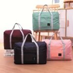 1Pc Foldable Travel Storage Bag With Zipper Closure - Large Capacity Lightweight Polyester Organizer For Clothes, Underwear, Towels & Socks, Multi-Color Options, Hand Washable, Clothes Storage, Portable Clothing Organizer, Convenient Carryall