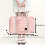 1Pc Foldable Travel Storage Bag With Zipper Closure - Large Capacity Lightweight Polyester Organizer For Clothes, Underwear, Towels & Socks, Multi-Color Options, Hand Washable, Clothes Storage, Portable Clothing Organizer, Convenient Carryall - Image 4
