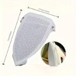 1Pc Premium Pe Iron Shoe Cover - Heat-Resistant Teflon Soleplate Protector, Fit For All Irons, Durable Thermal Shield For Home, Apartment & Dry Cleaners, Prevents Scorch Marks & Extends Iron Lifespan, Laundry Accessories | Spring Attachment Feature | Super Slick Surface - Image 3