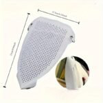 1Pc Premium Pe Iron Shoe Cover - Heat-Resistant Teflon Soleplate Protector, Fit For All Irons, Durable Thermal Shield For Home, Apartment & Dry Cleaners, Prevents Scorch Marks & Extends Iron Lifespan, Laundry Accessories | Spring Attachment Feature | Super Slick Surface - Image 4