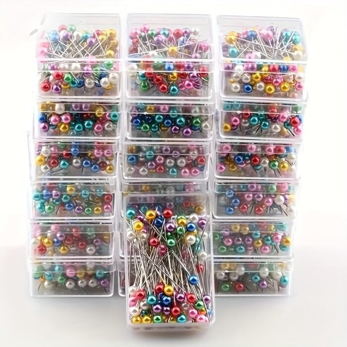 Bulk Pack Of 100 Large Head Pins With Beaded Ends For Diy Crafts And Sewing Projects - Mixed Colors - Image 5