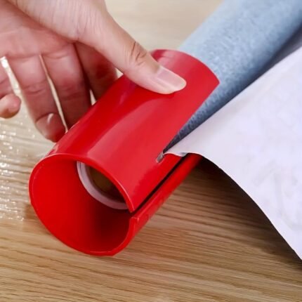 1Pc Mini Round Paper Cutter - Portable Pocket Paper Trimmer, Silicone Material, Ideal For Crafts, Gift Wrapping, No Battery Needed, Perfect For Winter, New Year