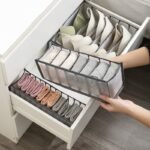 1Pc 7-Grid Underwear Storage Box - Multifunctional Organizer For Socks And Underwear - Wardrobe Drawer Storage Solution - Space-Saving Underwear And Socks Sorter For Home, Bedroom, Dorm - Image 8