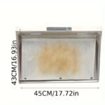 12-Pack Universal Range Hood Grease Absorbent Filters - High Temperature Resistant, Disposable, Non-Stick Screens For Kitchen Vent Cleanliness - Image 2