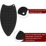 1Pc Silicone Iron Rest Mat - Hot & Steam Resistant Pad For Safe Ironing, Compact Design With Heat-Resistant Surface, Perfect For Tables & Countertops - Image 8