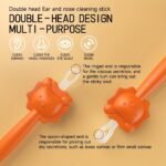 2-In-1 Nose & Ear Cleaner - Booger Remover, Snot And Earwax Tool For Youngsters & Youngsters - Orange/Blue Pe Material - Perfect Gift For Christmas, Halloween, Thanksgiving - Image 6