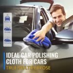 4-Pack Microfiber Chamois Car Towels - Super Absorbent, Ultra-Thick, Lint-Free Detailing Cloth For Polishing, Washing & Drying - Image 2