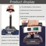 Portable Electronic Luggage Scale, Rechargeable Travel Suitcase Weigher, 36V Max Voltage, Basic Style, Plastic Material, 50Kg Capacity, With Led Display And Automatic Shut-Off - Image 2