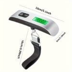 Portable Electronic Luggage Scale, Rechargeable Travel Suitcase Weigher, 36V Max Voltage, Basic Style, Plastic Material, 50Kg Capacity, With Led Display And Automatic Shut-Off - Image 4
