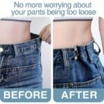4-Button + 2-Bar Combo Set Adjustable Denim Belt Buckle Pins - Seamless Metal Jeans Fasteners, Women'S Pants Belt Tighteners, Snap Fastening Design, Universal Style - Silver, Fashionable Accessory|Adjustable Waistband|Metallic Finish - Image 5