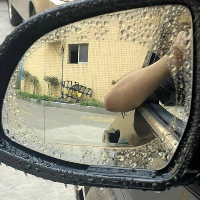 2Pcs Car Anti-Rain Clear Film For Rear Lenses - Protection Nozzle Waterproof Film - Car Sticker Fittings - 100X145Mm (9.91X14.48Cm) - Image 9