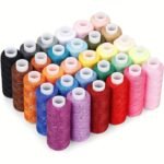 10 Rolls Of Assorted Color Polyester Sewing Thread For Sewing Enthusiasts And Beginners