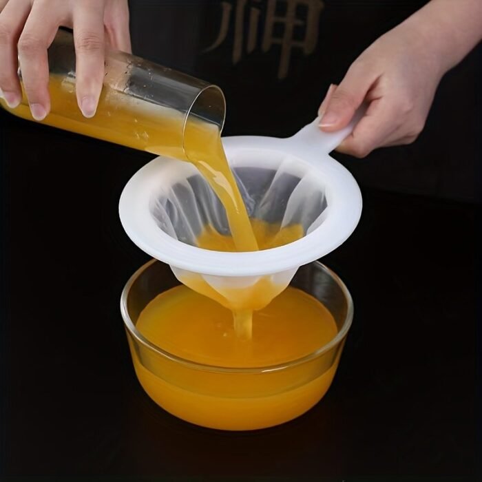 1Pc Mesh Filter For Soymilk, Coffee, Yoghurt - Durable Polycarbonate (Pc) Dispenser Water Filter With Efficient Strainer Design For Enhanced Filtration - Fabfinds 200 Mesh - Image 2