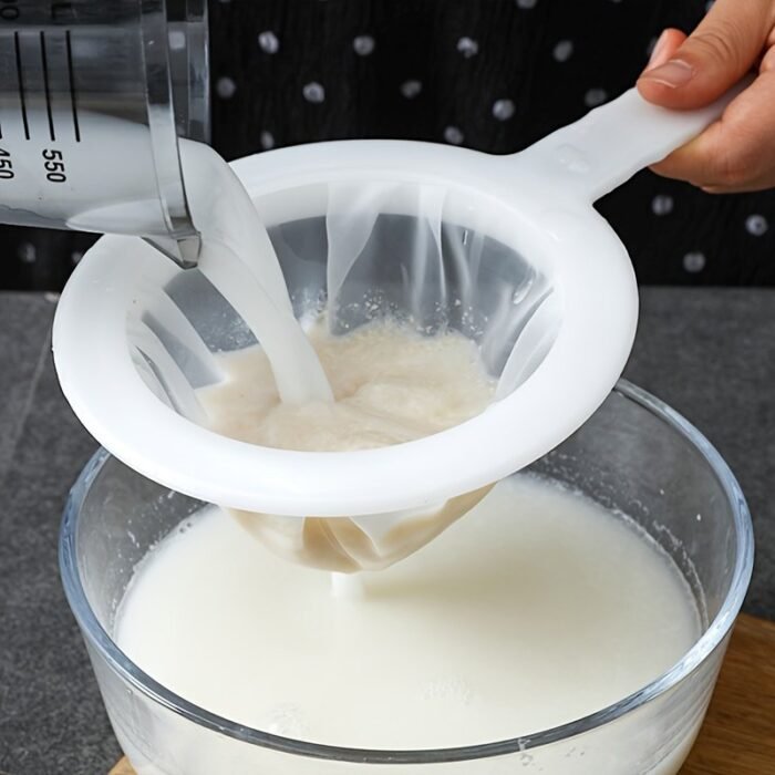1Pc Mesh Filter For Soymilk, Coffee, Yoghurt - Durable Polycarbonate (Pc) Dispenser Water Filter With Efficient Strainer Design For Enhanced Filtration - Fabfinds 200 Mesh - Image 1