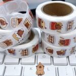 500Pcs Kabibara Curl Stickers Suitable For Laptops, Scrapbooks, Phones, Skateboards, And Guitars, High Quality Diy Decorative Holiday Gift Cards Cute Stickers - Image 4