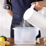 3.5L Large Capacity Refrigerator Water Dispenser With Spigot Tap - No Electricity Needed, Space-Saving Beverage Pitcher For Cold Drinks, Iced Water & Refreshing Drinks, High-Quality Kitchen Accessory, Spillproof Dispenser | Square Shaped Pitcher | Highcapacity Dispenser, Beverage Dispenser For Fridge - Image 4