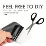 1 Roll Of 3D Nano Carbon Fiber Car Door Edge Protector, Pvc Waterproof And Scratch-Resistant Adhesive Tape, Universal Anti-Collision Film, Black Color - Image 11
