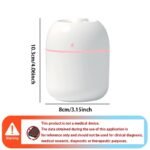 Usb Night Light Humidifier - Cool Mist Multi-Scene Humidifier, Suitable For Bedroom/Living Room/Office Desk/Car Use, 36V Safe Voltage, Battery-Free Portable Design - Image 2