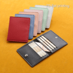 1Pc Simple Ultra-Thin Card Holder Money Clip Solid Casual Pu Leather Multi-Card Card Holder Coin Purse For Men Or Women - Image 16