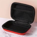 1Pc Eva Headphone Storage Bag With Zipper - Portable Wireless Earbud Case & Cable Organizer, Durable Plastic, Mixed Color Shell - Image 7