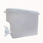 3.5L Large Capacity Refrigerator Water Dispenser With Spigot Tap - No Electricity Needed, Space-Saving Beverage Pitcher For Cold Drinks, Iced Water & Refreshing Drinks, High-Quality Kitchen Accessory, Spillproof Dispenser | Square Shaped Pitcher | Highcapacity Dispenser, Beverage Dispenser For Fridge - Image 3