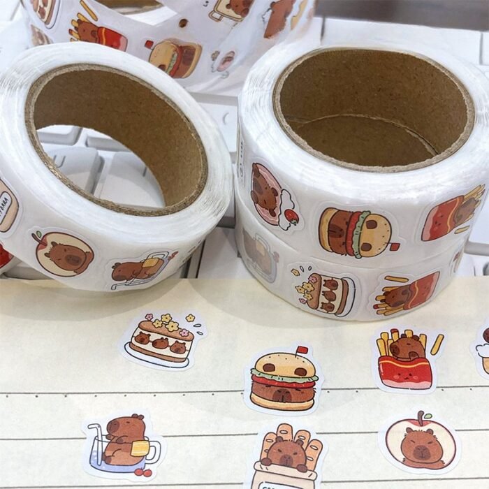 500Pcs Kabibara Curl Stickers Suitable For Laptops, Scrapbooks, Phones, Skateboards, And Guitars, High Quality Diy Decorative Holiday Gift Cards Cute Stickers - Image 6