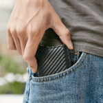 1Pc Ultra-Thin Rfid-Blocking Wallet For Men - Black Faux Leather With Aluminum Alloy, Compact And Lightweight, Perfect For Business, Travel, Camping & Daily Use, Rfid Blocking Wallet | Sleek Wallet Design | Durable Wallet - Image 8