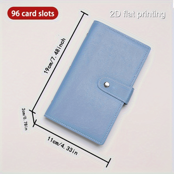 26 Card Slots Pu Leather Credit Card Storage Bag Unisex Simple Texture Multi-Card Slot Card Bag Coin Purse - Image 18