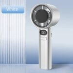 120-Speed Portable Mini Fan With Digital Display - Usb Rechargeable, Compact & Stylish Handheld Cooling Device For Travel, Outdoor, And Desktop Use, 1800Mah Battery, Led Air Volume Digital Displays, Portable Fan - Image 3