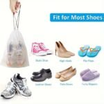 5Pcs/Set, Travel Shoes Storage Bag, Portable Shoes Packing Bag, Clear Shoes Pouch & Organizer - Image 4