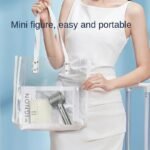 120-Speed Portable Mini Fan With Digital Display - Usb Rechargeable, Compact & Stylish Handheld Cooling Device For Travel, Outdoor, And Desktop Use, 1800Mah Battery, Led Air Volume Digital Displays, Portable Fan - Image 8