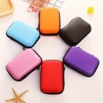 1Pc Eva Headphone Storage Bag With Zipper - Portable Wireless Earbud Case & Cable Organizer, Durable Plastic, Mixed Color Shell - Image 8