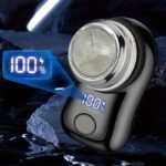 1Pc Men'S Electric Shaver With Usb-C Fast Charging & Long-Lasting Battery - Cordless Shaver With Digital Battery Display, High Quality, Lithium-Ion Power, Compact Travel Design For Home, Office, Travel - Ideal Gift For Men, Rechargeable Shaver, Office Grooming Tool, Stylish Grooming Accessory, Home Shaving, Modern Shaving Tool, Smooth Shave, Frequent Flyers - Image 6