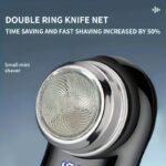 1Pc Men'S Electric Shaver With Usb-C Fast Charging & Long-Lasting Battery - Cordless Shaver With Digital Battery Display, High Quality, Lithium-Ion Power, Compact Travel Design For Home, Office, Travel - Ideal Gift For Men, Rechargeable Shaver, Office Grooming Tool, Stylish Grooming Accessory, Home Shaving, Modern Shaving Tool, Smooth Shave, Frequent Flyers - Image 8