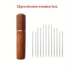 12/30Pcs Self-Threading Needles, Assorted Sizes, Threading-Free, Elderly Blind Needles, Hand Sewing, Quilting, Clothing & Cross S - Image 7