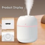 Usb Night Light Humidifier - Cool Mist Multi-Scene Humidifier, Suitable For Bedroom/Living Room/Office Desk/Car Use, 36V Safe Voltage, Battery-Free Portable Design - Image 3