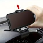 Universal Rotating Car Phone Holder - Made Of Waterproof Abs Material, Easy To Install, Oval Shape, Suitable For Various Car Models. - Image 4