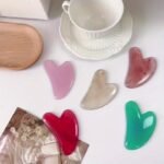 1Pc Heart-Shaped Scraping Massage Tool - Perfect For Facial And Eye Massage, - Smooth Scraping Board For Relaxing Facial And Body Care. - Image 14
