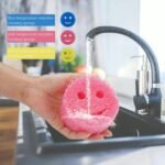 & Mommy Double-Sided Sponge Set - No Scratches, Deep Cleaning Kitchen, Bathroom, Etc. - Ergonomic Polyurethane Design Sponge Holder, Suitable For Kitchen Sink - Image 11