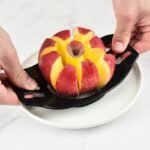 Stainless Steel Apple Slicer And Corer - Durable, Manual Fruit Cutter With Uniform Blades, Ergonomic Handle, Kitchen Gadget For Perfectly Sliced Apples, Fruit Slicer - Image 3