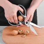 1Pc Heavy-Duty Stainless Steel Kitchen Scissors - Ergonomic Multi-Purpose Shears For Poultry, Fish, Meat, Poultry Bones & Grilling - Food-Safe, Durable & Easy-Clean Design - Image 8