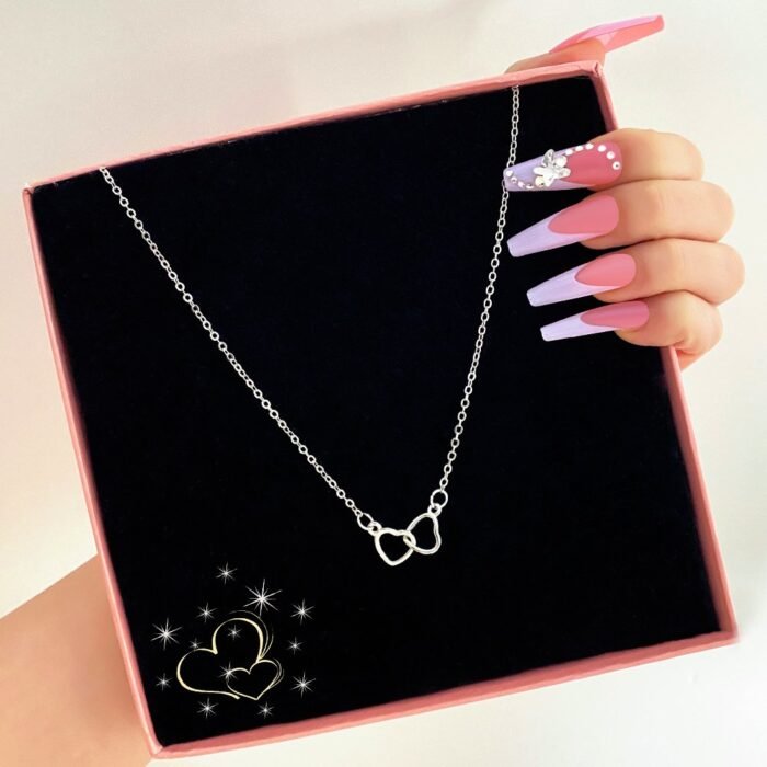 Double Love Pendant Necklace - Image 2