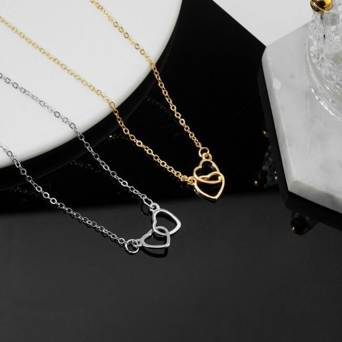 Double Love Pendant Necklace - Image 4