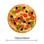 1Pc Fun & Cozy Food Blanket - Contemporary Style, Machine Washable, All-Season Flannel Throw With Unique Food Designs (9 Styles Available) - Perfect For Couch, Bed, Or Kitchen Decor, Decorative Throw Blanket | Playful Food Design | Soft Texture Blanket, Food Deco - Image 27